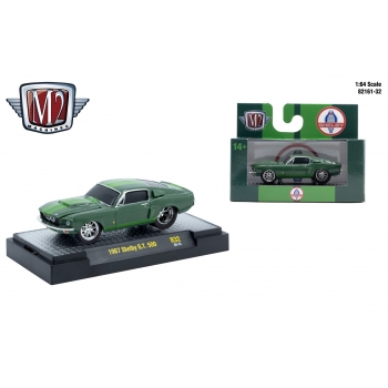 M2 Machines 1:64 Shelby GT 500 1967 green